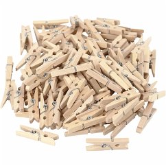 Cover Creativ Company Holzklammern, L 30 mm, B 3 mm, 100 Stk