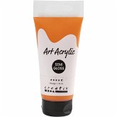 Creativ Company Acrylfarbe, Mattglänzend, Halbdeckend, Orange, 75 ml/ 1 Fl.
