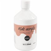 Creativ Company Acrylfarbe Glänzend, Weiß, 500 ml/ 1 Fl.