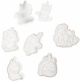 Creativ Company Ausstecher mit Stempelgriff, Einhorn, Größe 6-7,5 cm, Weiß, 6 Stk Creativ Company Ausstecher mit Stempelgriff, Einhorn, Größe 6-7,5 cm, Weiß, 6 Stk