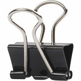Creativ Company Foldback Klammer, B 19 mm, Schwarz, 40 Stk Creativ Company Foldback Klammer, B 19 mm, Schwarz, 40 Stk