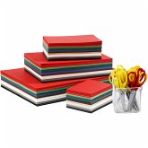 Creativ Company Weihnachtskarten und Scheren - Sortiment, A3,A4,A5,A6, 180 g, sortierte Farben, 1 Set Creativ Company Weihnachtskarten und Scheren - Sortiment, A3,A4,A5,A6, 180 g, sortierte Farben, 1 Set