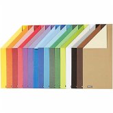 Creativ Company Color Bar-Karton, A4, Blatt 210x297 mm, 250 g, 16 Blatt sortiert Creativ Company Color Bar-Karton, A4, Blatt 210x297 mm, 250 g, 16 Blatt sortiert