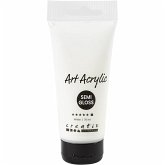Creativ Company Acrylfarbe, Mattglänzend, Deckend, Weiß, 75 ml/ 1 Fl.