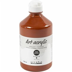Cover Creativ Company Acrylfarbe, Mattglänzend, Deckend, Sienna, 500 ml/ 1 Fl.