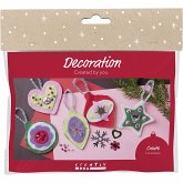 Creativ Company Mini Kreativ Set Dekoration, Weihnachtsdekorationen aus Filz Creativ Company Mini Kreativ Set Dekoration, Weihnachtsdekorationen aus Filz
