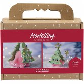 Creativ Company Mini Kreativ Set Modellieren, Weihnachtsbaummonster, sortierte Farben Creativ Company Mini Kreativ Set Modellieren, Weihnachtsbaummonster, sortierte Farben