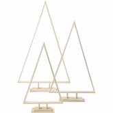 Creativ Company Weihnachtsbäume aus Holz, H 40+50+60 cm, B 22,5+29+35 cm, 3er Set Creativ Company Weihnachtsbäume aus Holz, H 40+50+60 cm, B 22,5+29+35 cm, 3er Set