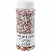 Creativ Company Biologisch abbaubarer Sparkles & Pailletten, sortierte Farben, 140 ml/ 1 Dose Creativ Company Biologisch abbaubarer Sparkles & Pailletten, sortierte Farben, 140 ml/ 1 Dose