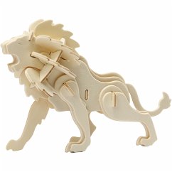 Cover Creativ Company 3D-Figuren zum Zusammensetzen, Löwe, Größe 18,5x7x7,3, 1 Stk