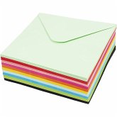 Creativ Company Farbige Briefumschläge - Sortiment, Umschlaggröße 16x16 cm, 80 g, sortiert, 10x10 Stk Creativ Company Farbige Briefumschläge - Sortiment, Umschlaggröße 16x16 cm, 80 g, sortiert, 10x10 Stk