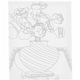 Creativ Company Mal-Leinwand mit Aufdruck, Blumenstrauß in Vase, T 1,6 cm, Größe 24x30 cm, 360 g, 1 Stk Creativ Company Mal-Leinwand mit Aufdruck, Blumenstrauß in Vase, T 1,6 cm, Größe 24x30 cm, 360 g, 1 Stk