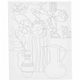 Creativ Company Mal-Leinwand mit Aufdruck, Blumenstillleben, T 1,6 cm, Größe 24x30 cm, 360 g, 1 Stk Creativ Company Mal-Leinwand mit Aufdruck, Blumenstillleben, T 1,6 cm, Größe 24x30 cm, 360 g, 1 Stk