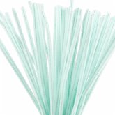 Creativ Company Chenilledraht, L 30 cm, Dicke 6 mm, Helltürkis, 50 Stk Creativ Company Chenilledraht, L 30 cm, Dicke 6 mm, Helltürkis, 50 Stk