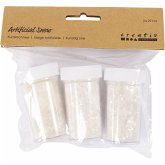 Creativ Company Kunstschnee, Weiß mit Glitter, 3x27 ml Creativ Company Kunstschnee, Weiß mit Glitter, 3x27 ml