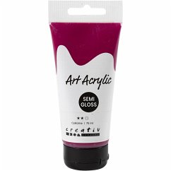 Cover Creativ Company Acrylfarbe, Mattglänzend, Transparent, Zyklam, 75 ml/ 1 Fl.