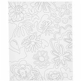 Creativ Company Mal-Leinwand mit Aufdruck, Blumen, T 1,6 cm, Größe 24x30 cm, 360 g, 1 Stk Creativ Company Mal-Leinwand mit Aufdruck, Blumen, T 1,6 cm, Größe 24x30 cm, 360 g, 1 Stk