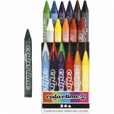 Creativ Company Colortime Farbkreide, L 10 cm, Dicke 11 mm, sortierte Farben, 12 Stk Creativ Company Colortime Farbkreide, L 10 cm, Dicke 11 mm, sortierte Farben, 12 Stk