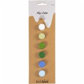 Creativ Company Hobbyfarbe Plus Color, Harmonie in Blau-Grün, 6x5 ml Creativ Company Hobbyfarbe Plus Color, Harmonie in Blau-Grün, 6x5 ml