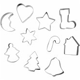 Creativ Company Ausstechförmchen, Weihnachtsformen, Größe 3-5,7 cm, 10 Stk Creativ Company Ausstechförmchen, Weihnachtsformen, Größe 3-5,7 cm, 10 Stk