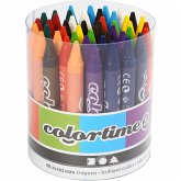 Creativ Company Colortime Farbkreide, L 10 cm, Dicke 11 mm, sortierte Farben, 48 Stk Creativ Company Colortime Farbkreide, L 10 cm, Dicke 11 mm, sortierte Farben, 48 Stk
