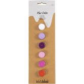 Creativ Company Hobbyfarbe Plus Color, Harmonie in Lila-Pink, 6x5 ml Creativ Company Hobbyfarbe Plus Color, Harmonie in Lila-Pink, 6x5 ml