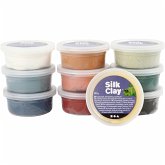 Creativ Company Silk Clay®, sanfte, dezente Farben, 10x40 g