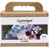 Creativ Company Mini Kreativ Set Cyanotypie, Geschenketiketten, Blau, Silber