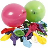 Creativ Company Ballons, Rund, D 23 cm, sortierte Farben, 100 Stk Creativ Company Ballons, Rund, D 23 cm, sortierte Farben, 100 Stk