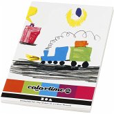 Creativ Company Zeichenblock, A4, Blatt 210x297 mm, 120 g, Weiß, 50 Blatt/ 1 Stk