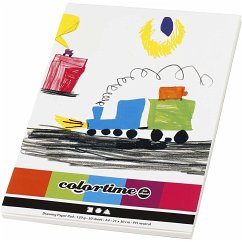 Cover Creativ Company Zeichenblock, A4, Blatt 210x297 mm, 120 g, Weiß, 50 Blatt/ 1 Stk