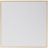 Creativ Company Malpappe mit Rahmen, Größe 30x30 cm, 280 g, Weiß, 1 Stk