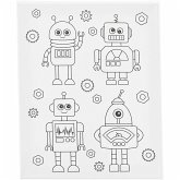 Creativ Company Mal-Leinwand mit Aufdruck, Roboter, T 1,6 cm, Größe 24x30 cm, 360 g, 1 Stk Creativ Company Mal-Leinwand mit Aufdruck, Roboter, T 1,6 cm, Größe 24x30 cm, 360 g, 1 Stk