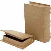 Creativ Company Schachtel in Buchform, Größe 8x11,5x2,5 cm, 2er Set Creativ Company Schachtel in Buchform, Größe 8x11,5x2,5 cm, 2er Set