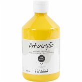 Creativ Company Acrylfarbe, Mattglänzend, Transparent, Primärgelb, 500 ml/ 1 Fl. Creativ Company Acrylfarbe, Mattglänzend, Transparent, Primärgelb, 500 ml/ 1 Fl.