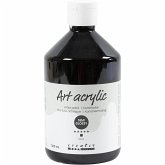 Creativ Company Acrylfarbe, Mattglänzend, Deckend, Schwarz, 500 ml/ 1 Fl. Creativ Company Acrylfarbe, Mattglänzend, Deckend, Schwarz, 500 ml/ 1 Fl.