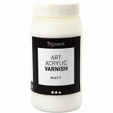 Creativ Company Art Acrylic Varnish, Matt transparent, Weiß, 500 ml/ 1 Dose Creativ Company Art Acrylic Varnish, Matt transparent, Weiß, 500 ml/ 1 Dose