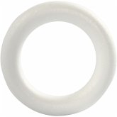 Creativ Company Ring, Größe 17 cm, Dicke 30 mm, Weiß, 1 Stk