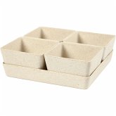 Creativ Company Blumentopf-Kästchen, H 8 cm, T 19,5 cm, B 19,5 cm, 1 Set