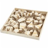 Creativ Company Weihnachtsaufhänger, Größe 7-9 cm, Dicke 4 mm, aus Holz, natur, 90 Stk Creativ Company Weihnachtsaufhänger, Größe 7-9 cm, Dicke 4 mm, aus Holz, natur, 90 Stk