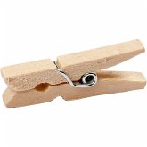 Creativ Company Holzklammern, L 30 mm, B 3 mm, 30 Stk Creativ Company Holzklammern, L 30 mm, B 3 mm, 30 Stk