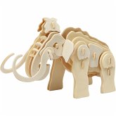 Creativ Company 3D-Figuren zum Zusammensetzen, Mammut, Größe 19x8,5x11 cm, 1 Stk Creativ Company 3D-Figuren zum Zusammensetzen, Mammut, Größe 19x8,5x11 cm, 1 Stk