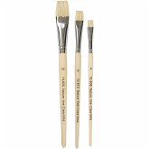 Creativ Company Nature Line Pinsel, Nr. 8+12+20, L 18,5-20,5 cm, B 10-20 mm, Flach, 3 Stk Creativ Company Nature Line Pinsel, Nr. 8+12+20, L 18,5-20,5 cm, B 10-20 mm, Flach, 3 Stk