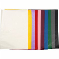 Cover Creativ Company Seidenpapier, Blatt 50x70 cm, 17 g, 10x25 Blatt