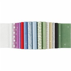 Cover Creativ Company Papierblätter mit Glitter, A4, Blatt 210x297 mm, 150 g, 30 Blatt