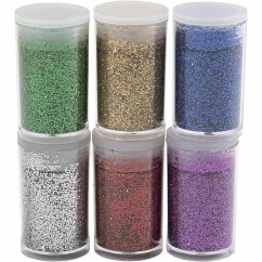 Cover Creativ Company Bio Sparkles, Glitzereffekte, sortierte Farben, 6x7 ml