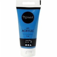 Cover Creativ Company Acrylfarbe, Mattglänzend, Halbdeckend, Seeblau, 75 ml/ 1 Fl.
