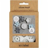 Creativ Company Silikonform, Blume, H 0,5 cm, L 1,5-2,5 cm, 1 Stk