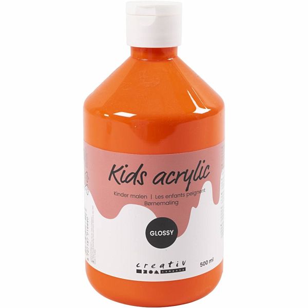 Creativ Company Acrylfarbe Glänzend, Orange, 500 ml/ 1 Fl. Creativ Company Acrylfarbe Glänzend, Orange, 500 ml/ 1 Fl.