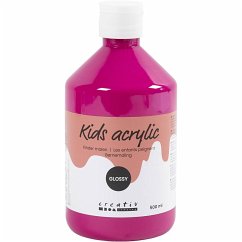 Cover Creativ Company Acrylfarbe Glänzend, Pink, 500 ml/ 1 Fl.